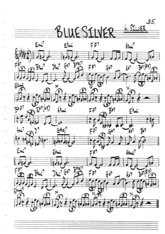 The Real Book of Jazz  score for Clarinet (C)