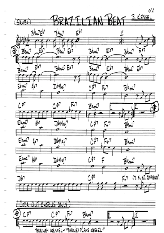 The Real Book of Jazz  score for Clarinet (C)