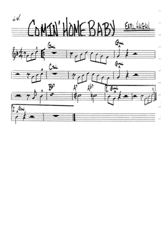 The Real Book of Jazz  score for Clarinet (C)