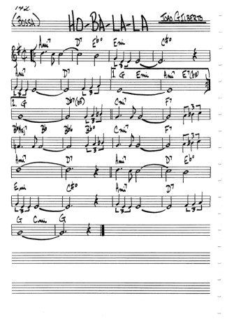 The Real Book of Jazz  score for Clarinet (C)