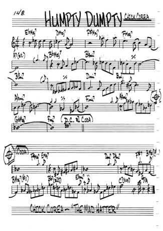 The Real Book of Jazz  score for Clarinet (C)