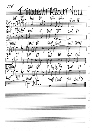 The Real Book of Jazz  score for Clarinet (C)