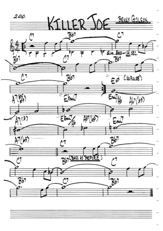 The Real Book of Jazz  score for Clarinet (C)