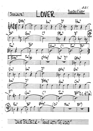 The Real Book of Jazz  score for Clarinet (C)