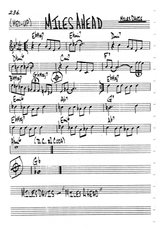 The Real Book of Jazz  score for Clarinet (C)