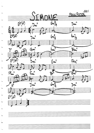 The Real Book of Jazz  score for Clarinet (C)