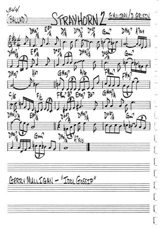 The Real Book of Jazz  score for Flute