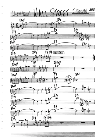 The Real Book of Jazz  score for Clarinet (C)