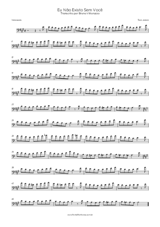 Tom Jobim  score for Cello