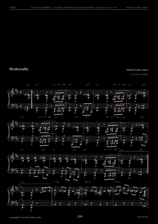 Tom Jobim  score for Piano