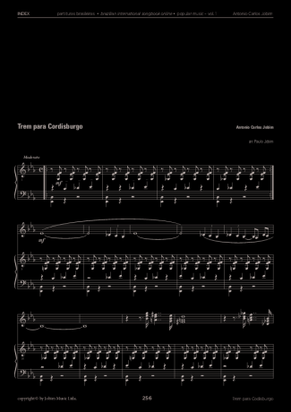 Tom Jobim  score for Piano