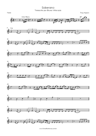 Tony Allysson  score for Flute