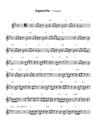 Toquinho  score for Tenor Saxophone Soprano (Bb)