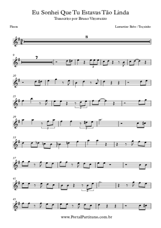 Toquinho  score for Flute