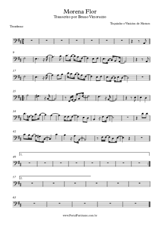 Toquinho  score for Trombone