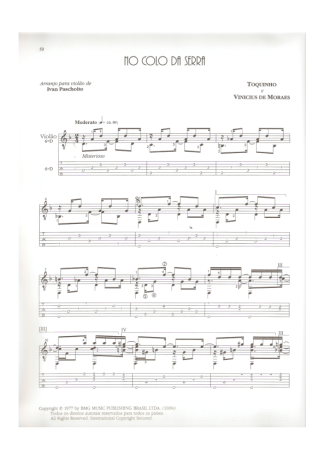 Toquinho  score for Acoustic Guitar