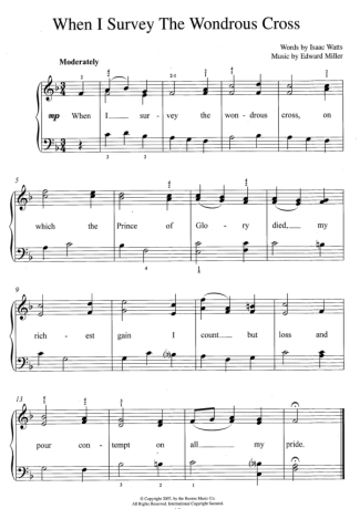 Traditional Gospel Music  score for Piano