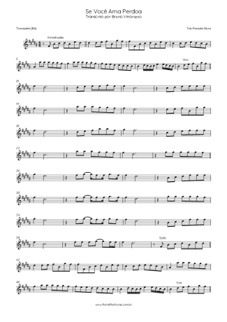 Trio Parada Dura  score for Trumpet