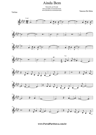 Vanessa da Mata  score for Violin