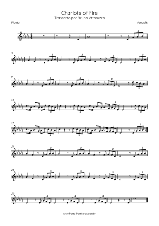 Vangelis  score for Flute