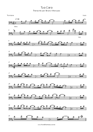 Vavá  score for Trombone