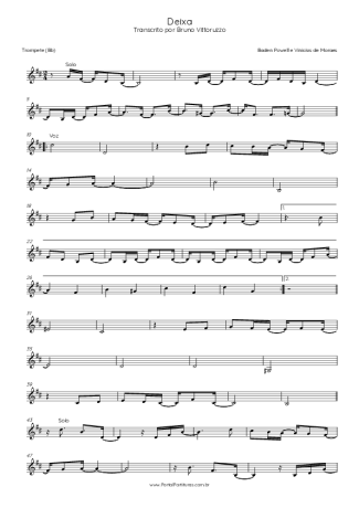 Vinicius de Moraes  score for Trumpet