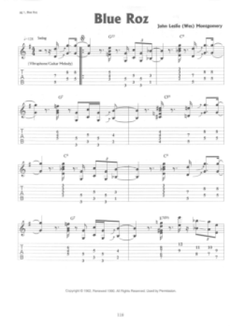 Wes Montgomery  score for Guitar