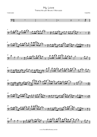 Westlife My Love score for Cello