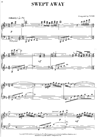 Yanni  score for Piano