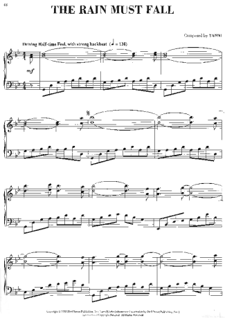 Yanni  score for Piano