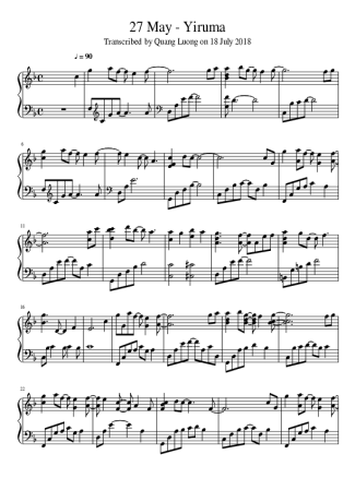 Yiruma  score for Piano