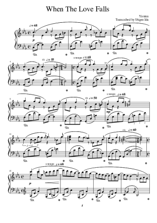 Yiruma  score for Piano