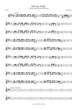 Zé Ramalho  score for Flute