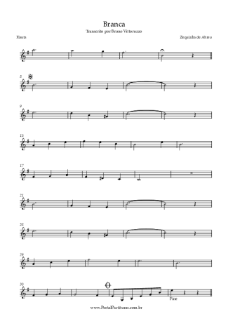 Zequinha de Abreu Branca score for Flute